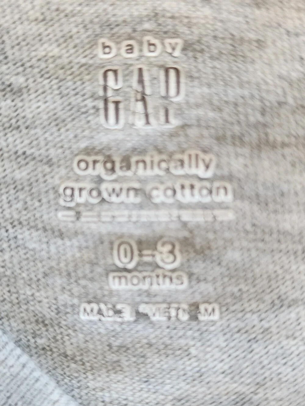 Baby GAP 3 Piece Outfit Set 0-3 Months Organic Cotton Bodysuits & Pants
